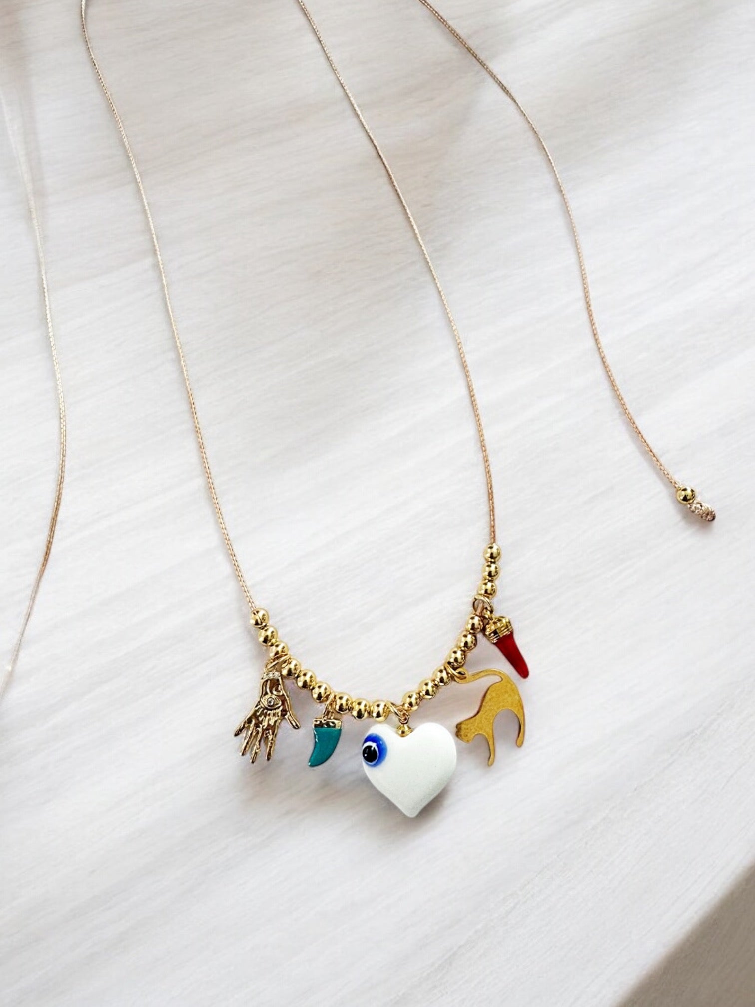 Amuleto cats necklace