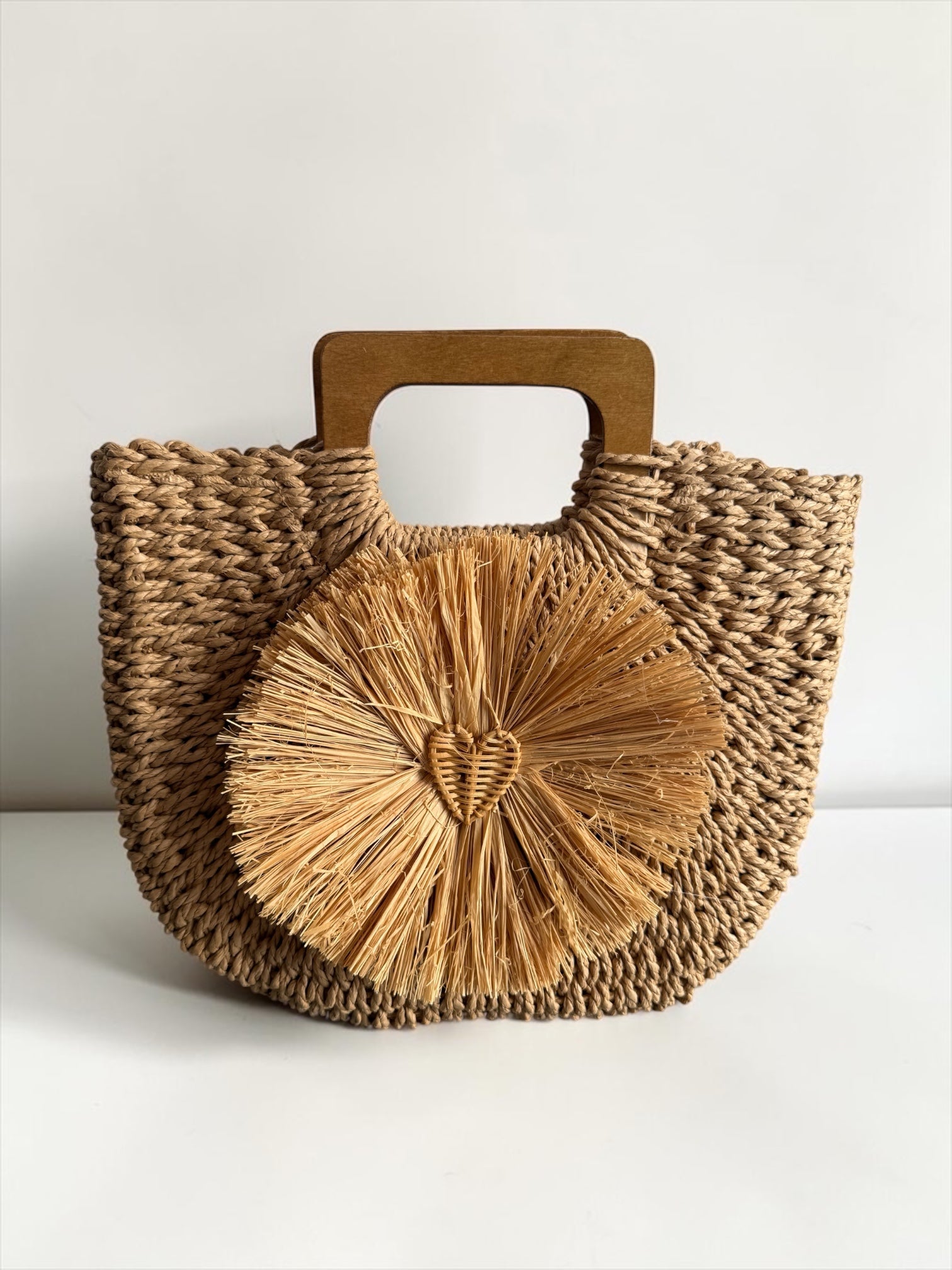 Marce raffia handbag