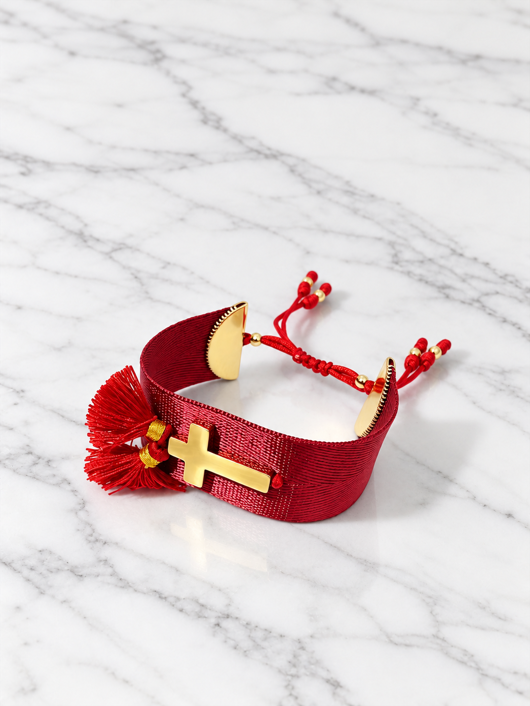 Faith Tassel Cuff Bracelet