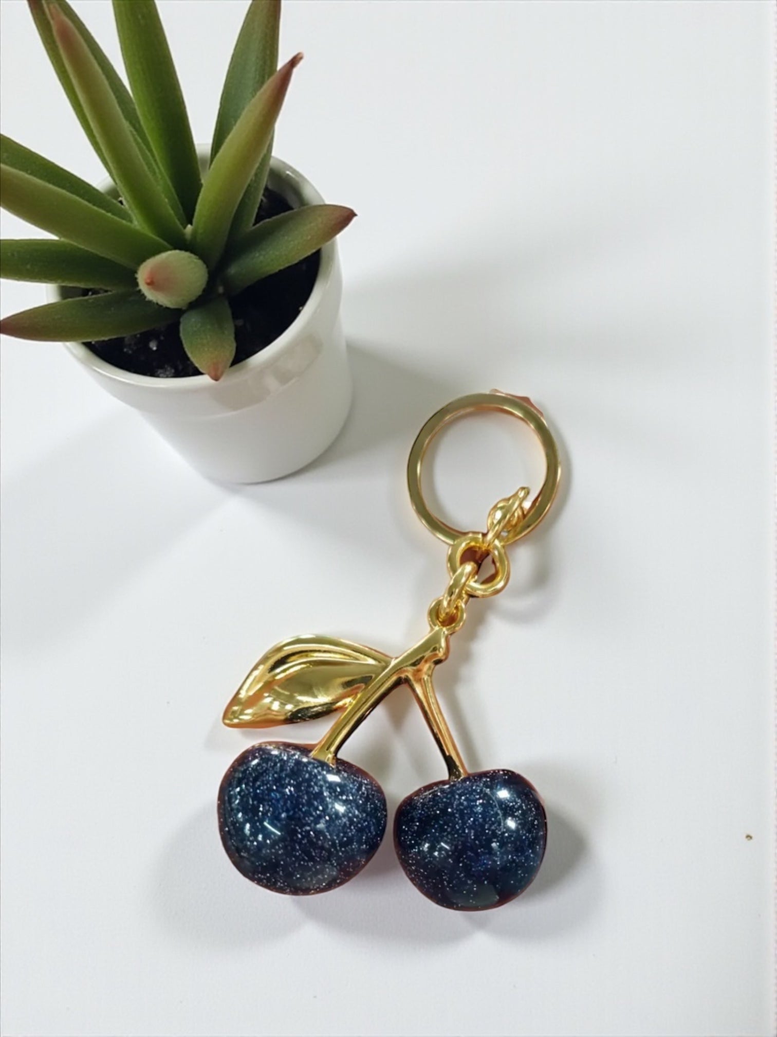 Cherries charm handbag