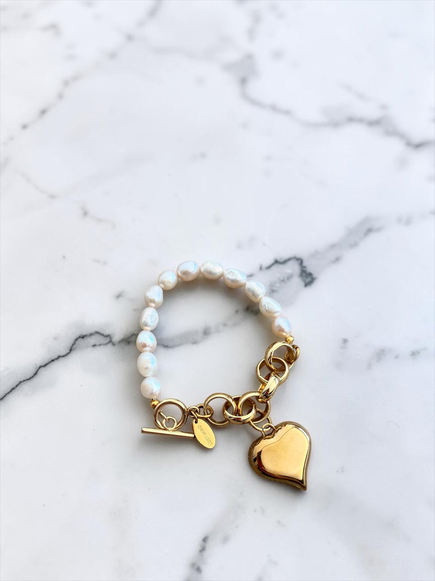 Lumière heart bracelet