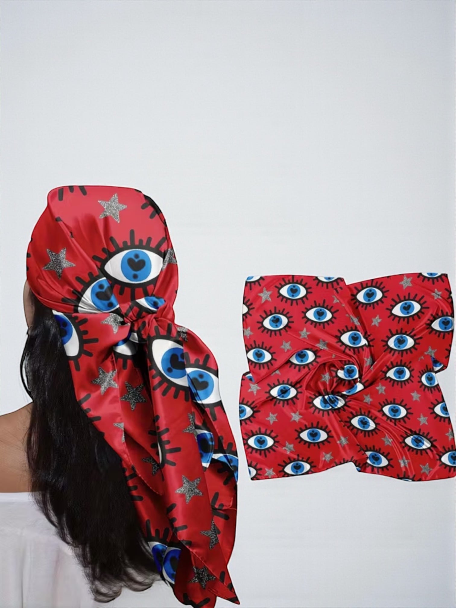 Lucky Eyes headscarf