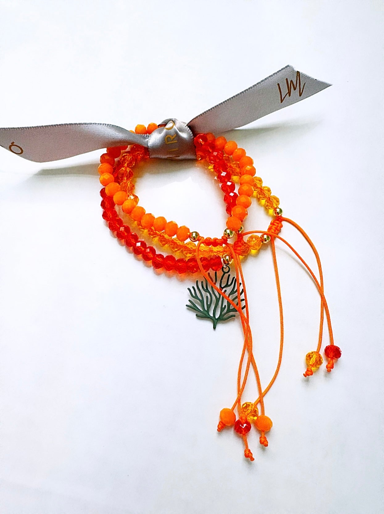 Tropical bracelets set of 3