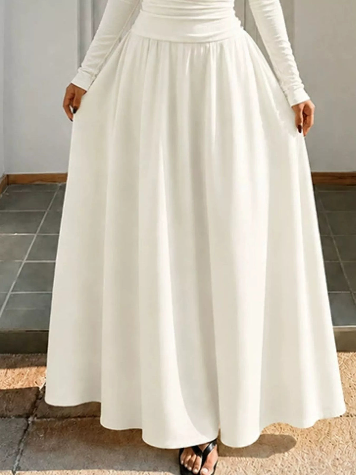 Off-the-Shoulder Maxi Dress