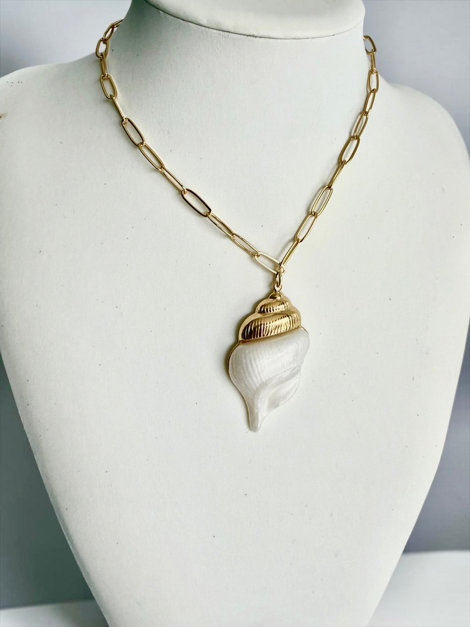 Shell chain necklace