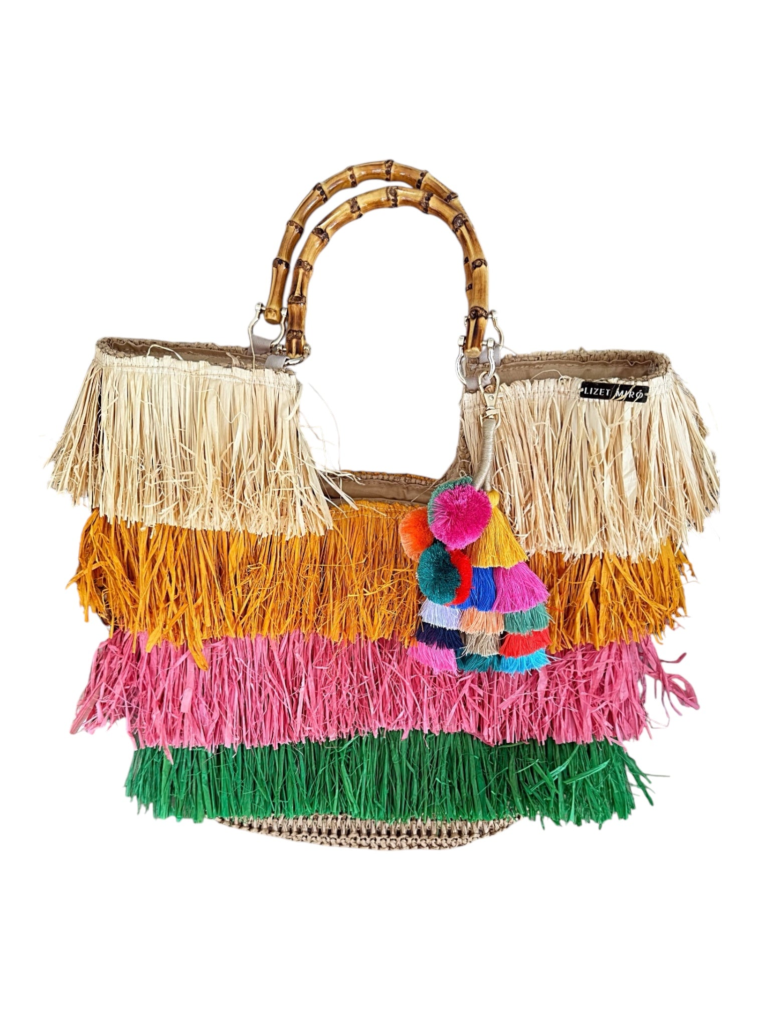 Dory raffia handbag