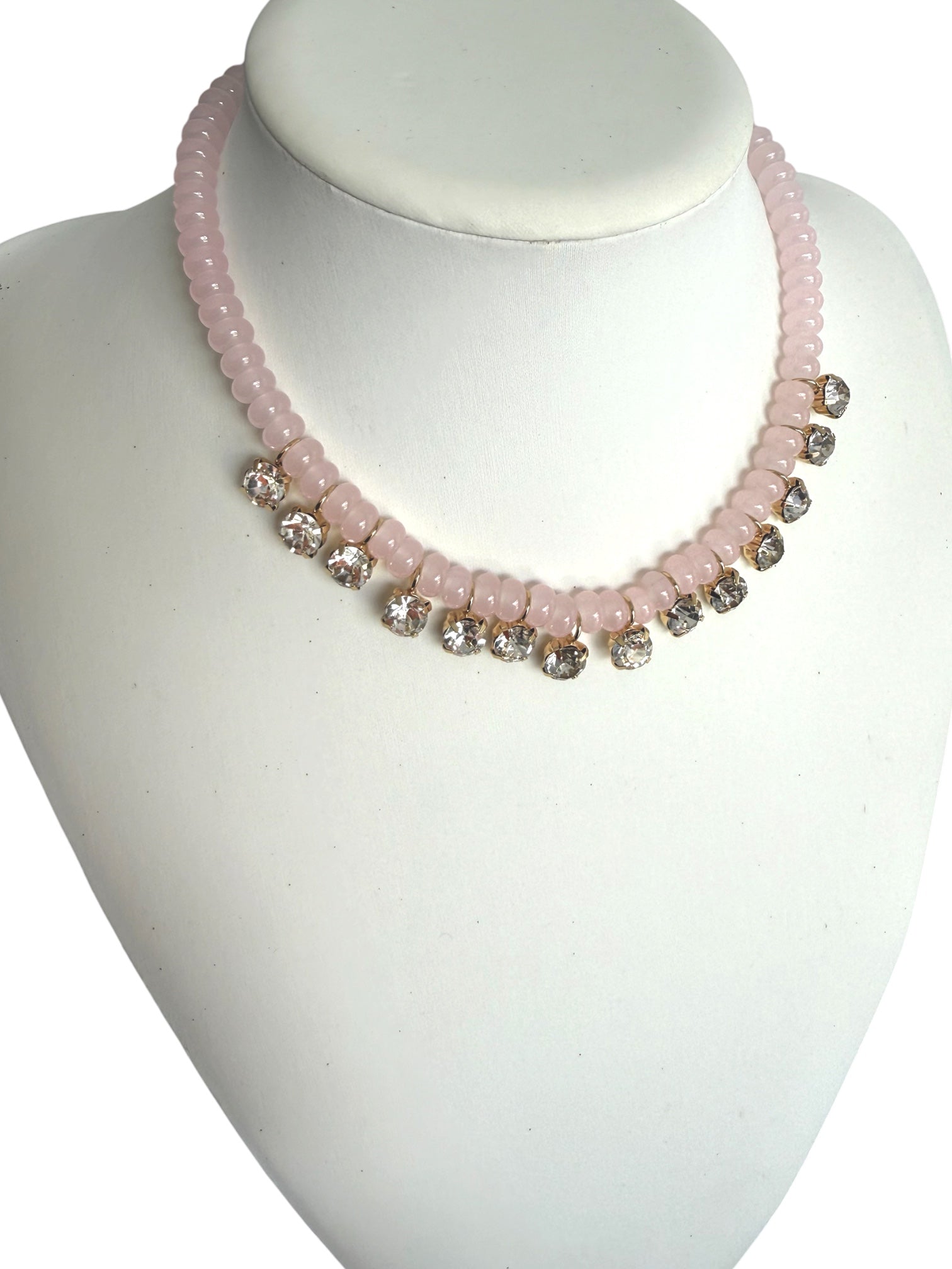 Glitter crystal necklace