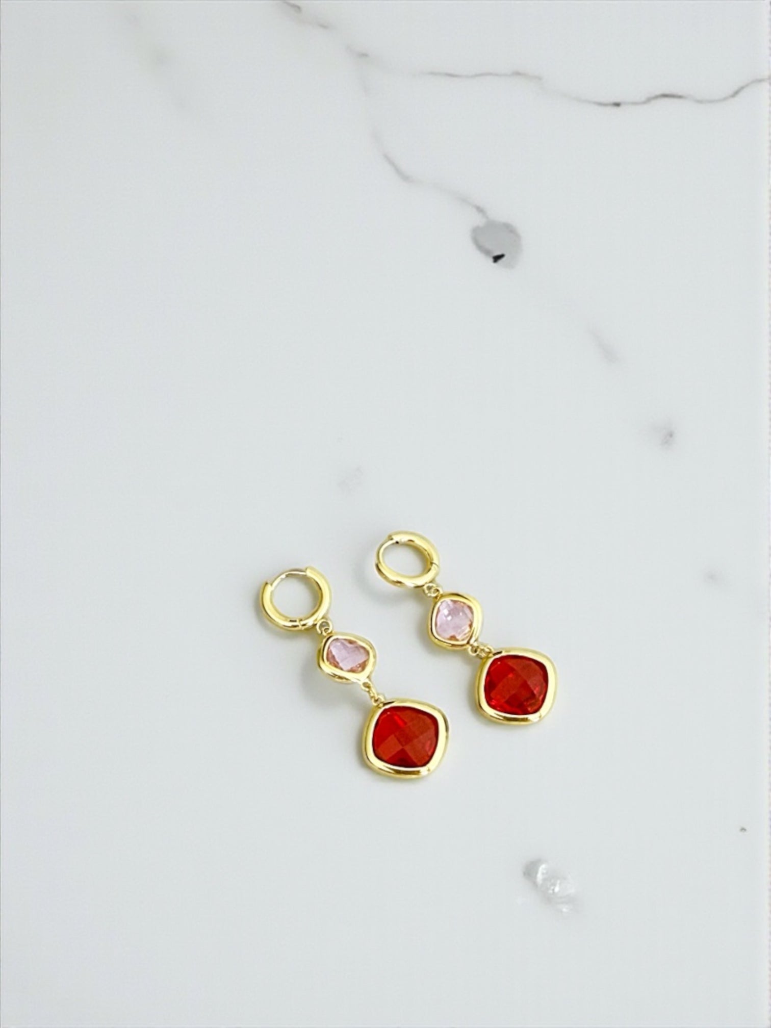 Glimmer crystals earring