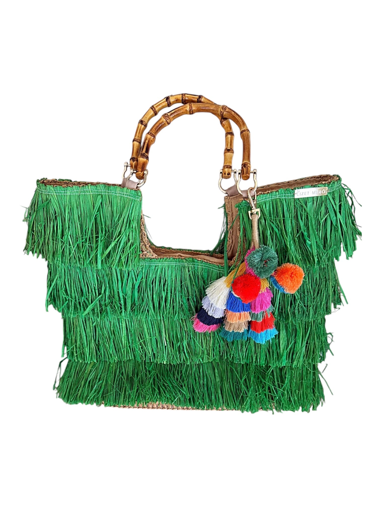 Dory raffia handbag