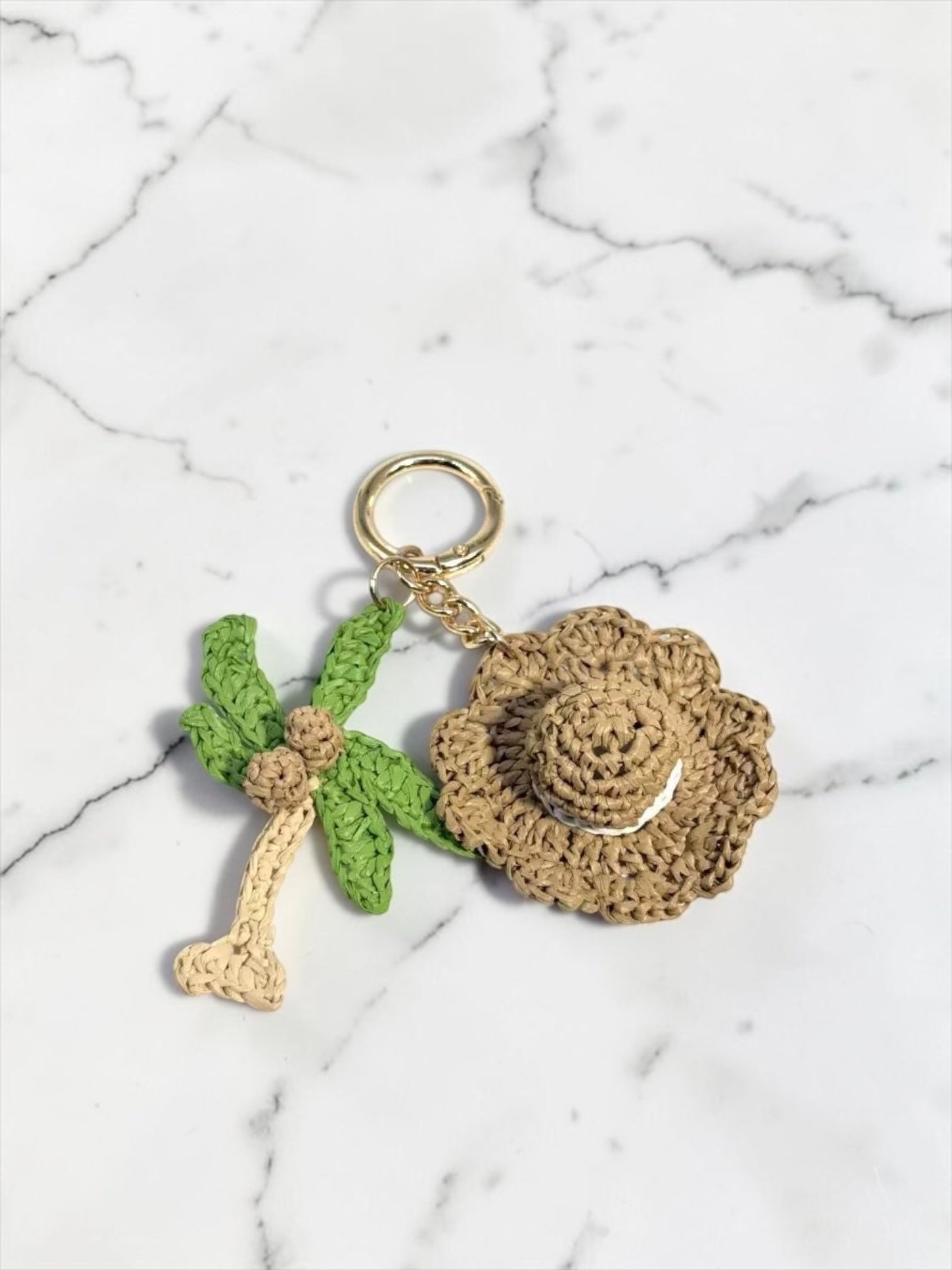 Jute keychain