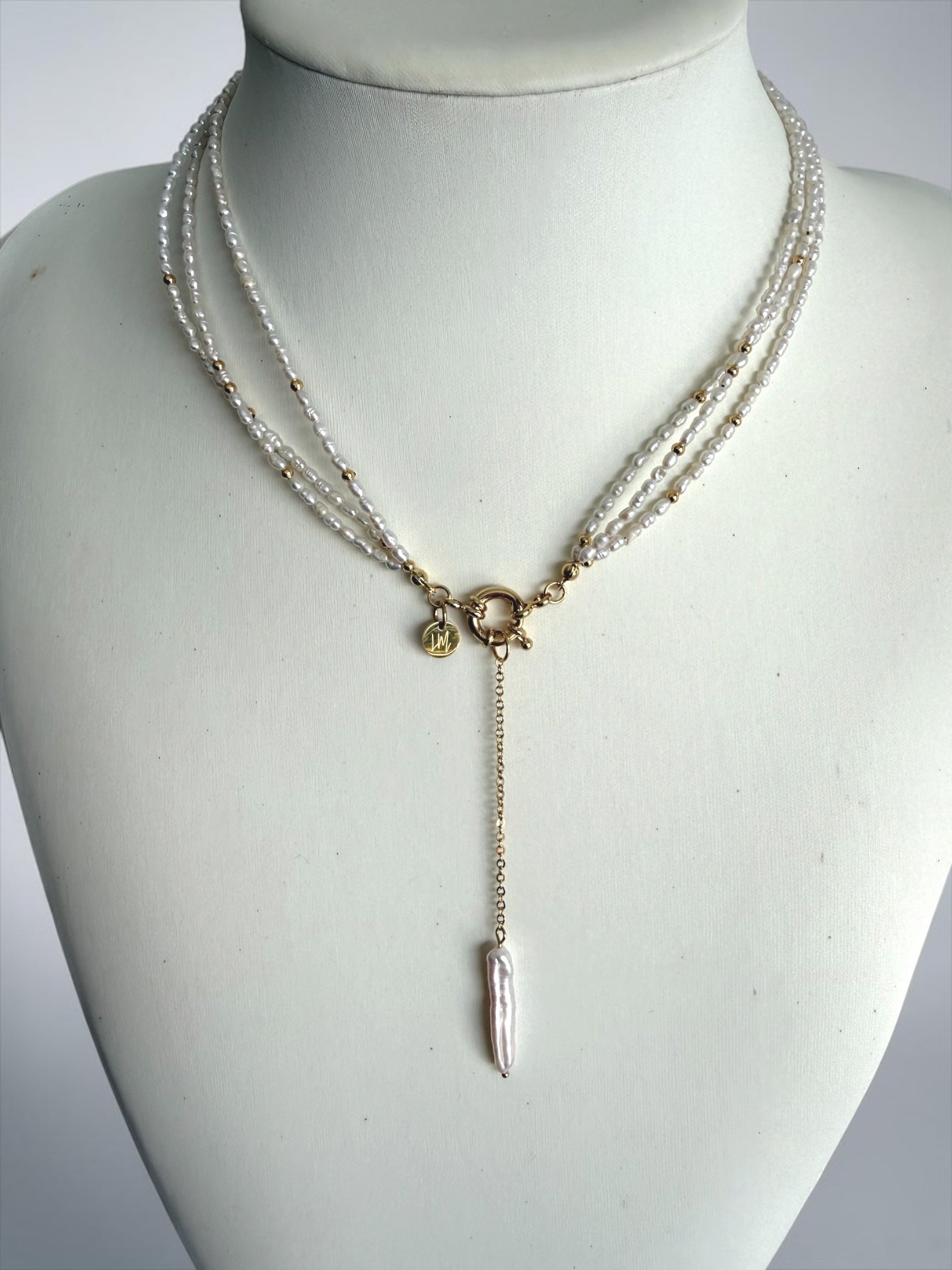 Lemuère mini pearl necklace