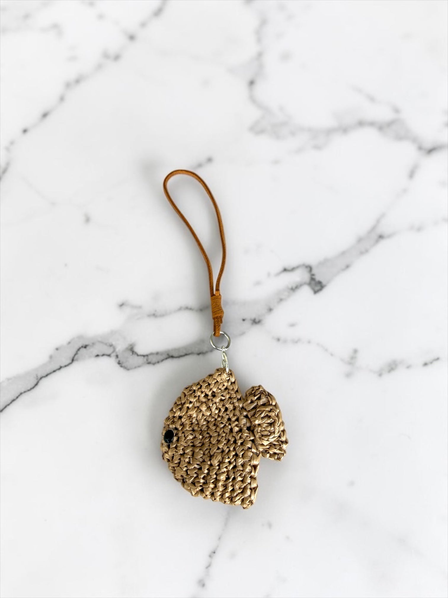 Jute keychain