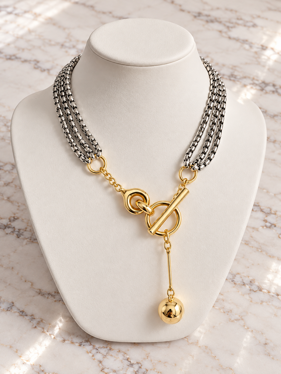 Verona ball necklace
