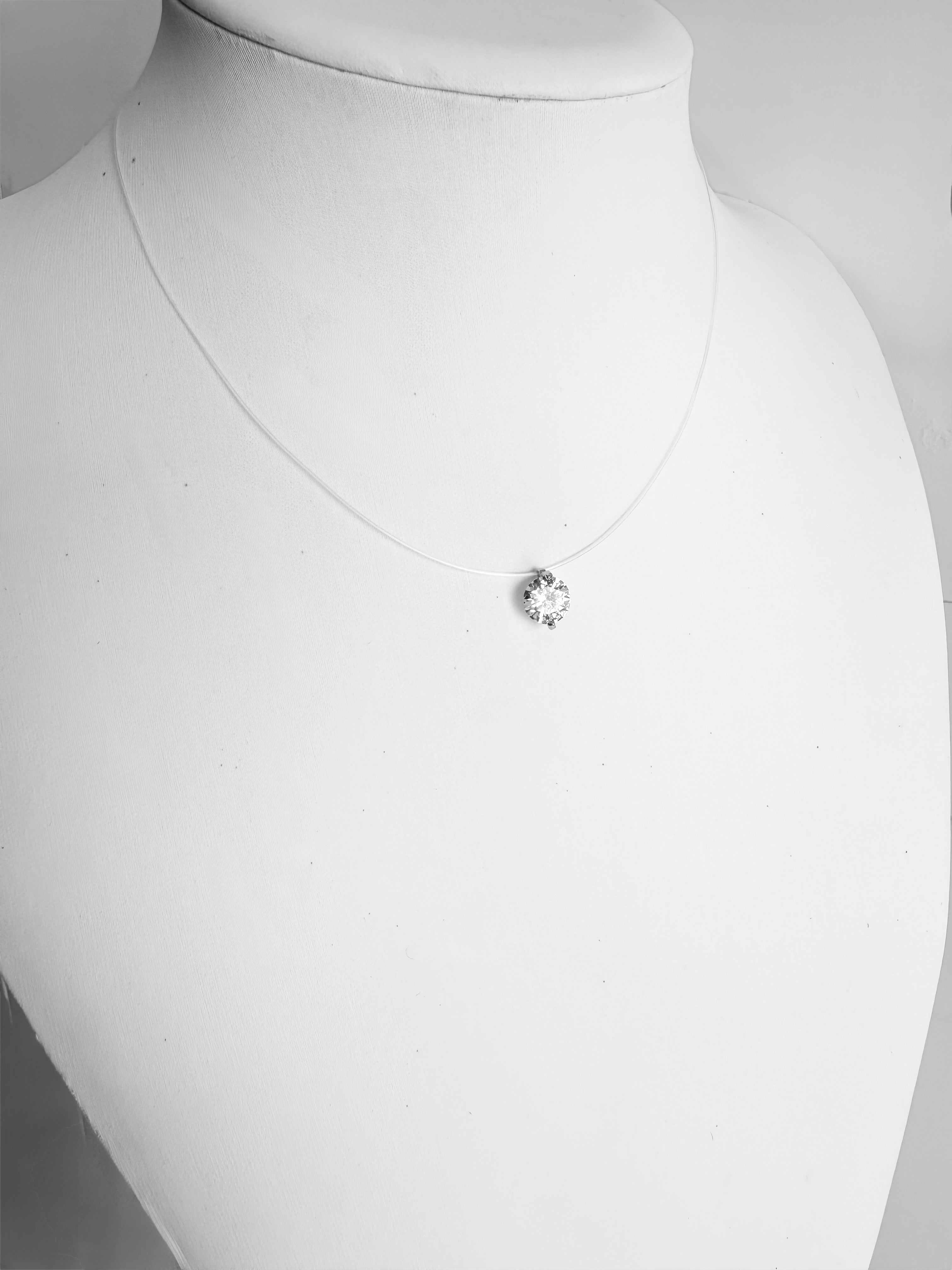 Zircoin plastic necklace