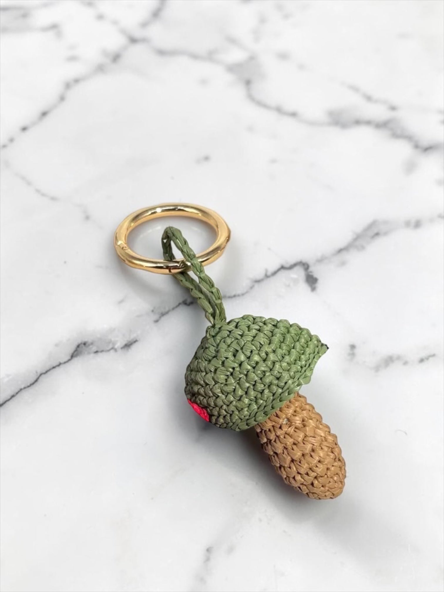 Jute keychain