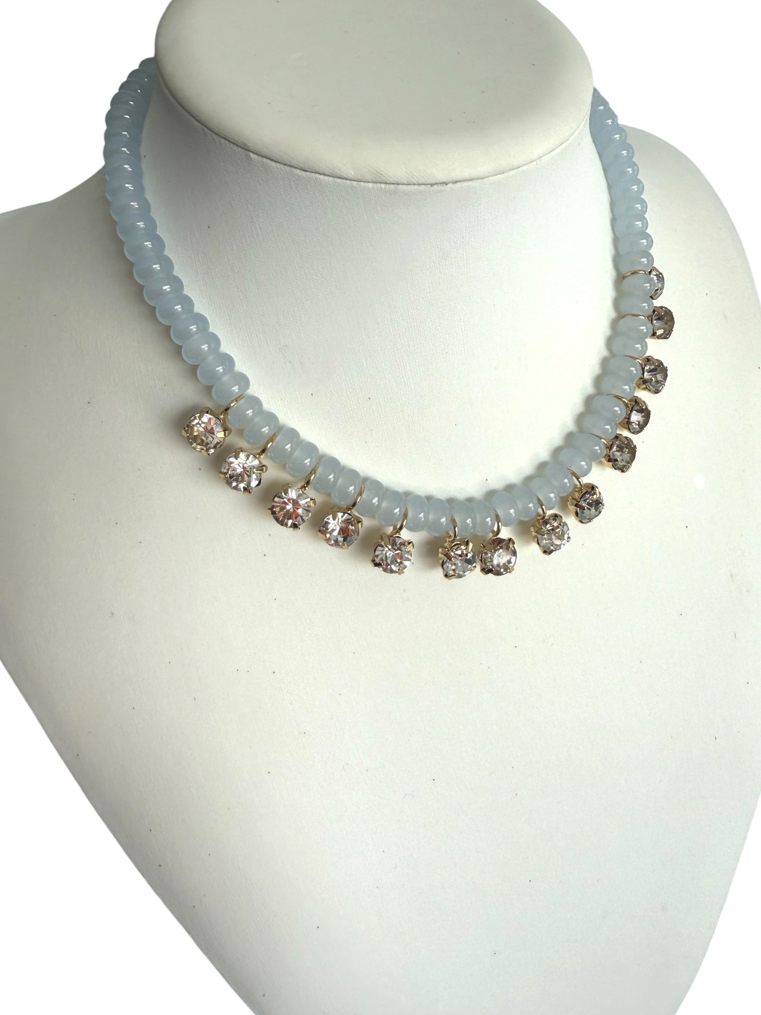 Glitter crystal necklace