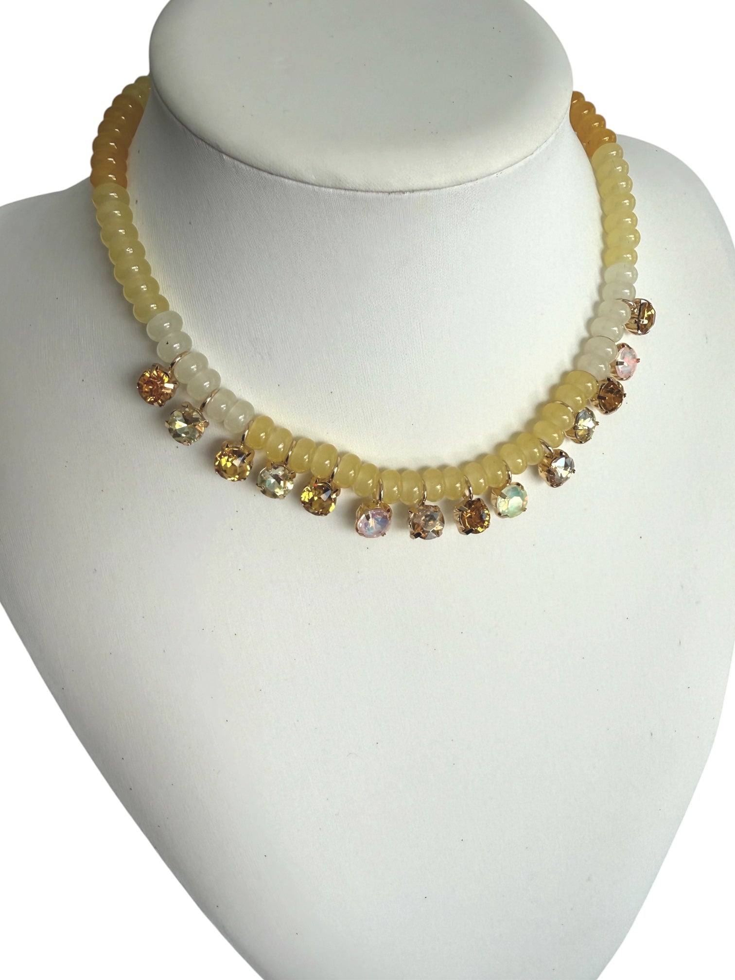 Glitter crystal necklace