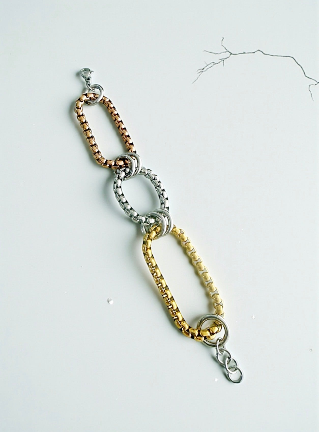 Gracia three tones bracelet