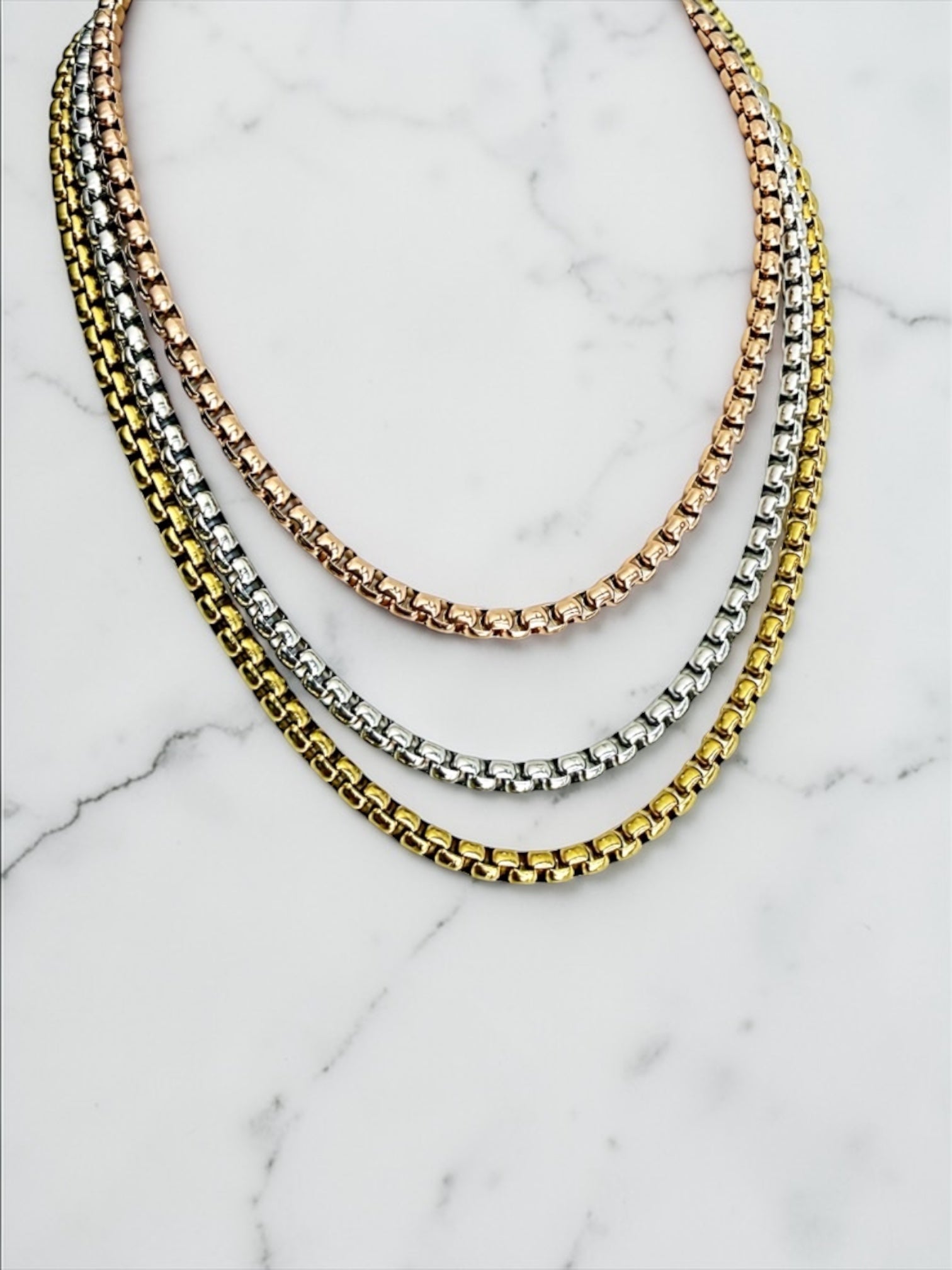 Aliza three colors necklace