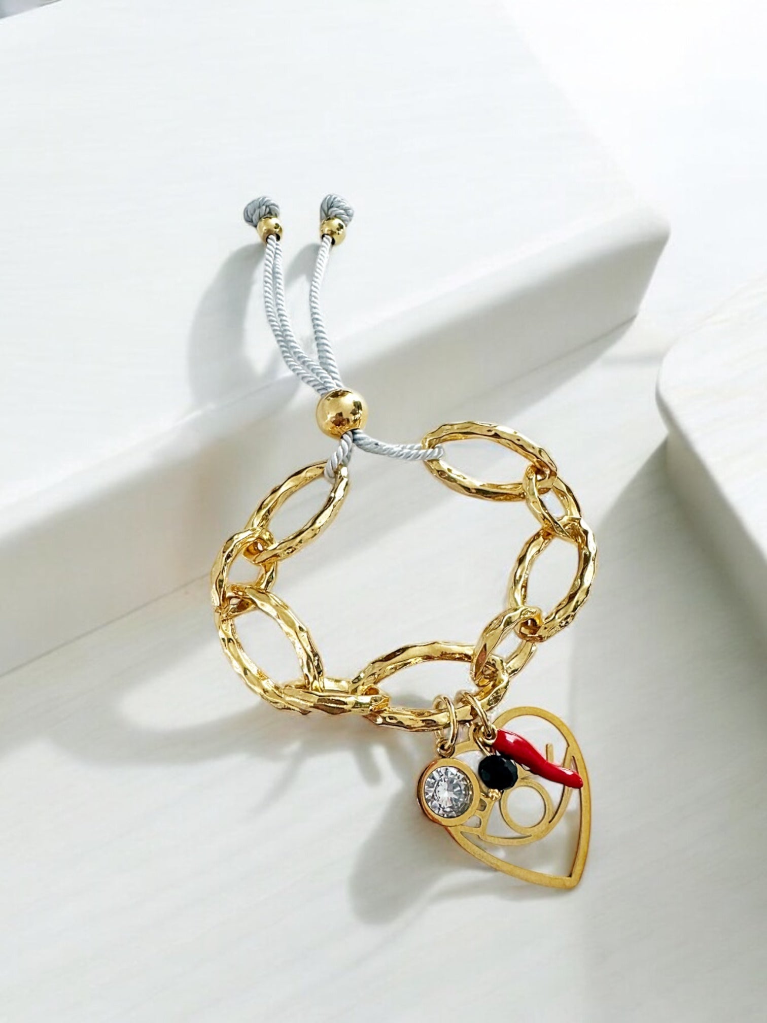 Amuleto adjustable chain bracelet