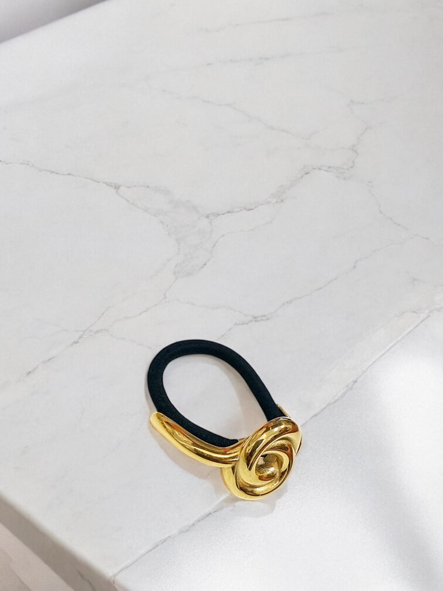 Hair tie stylish elastic metal