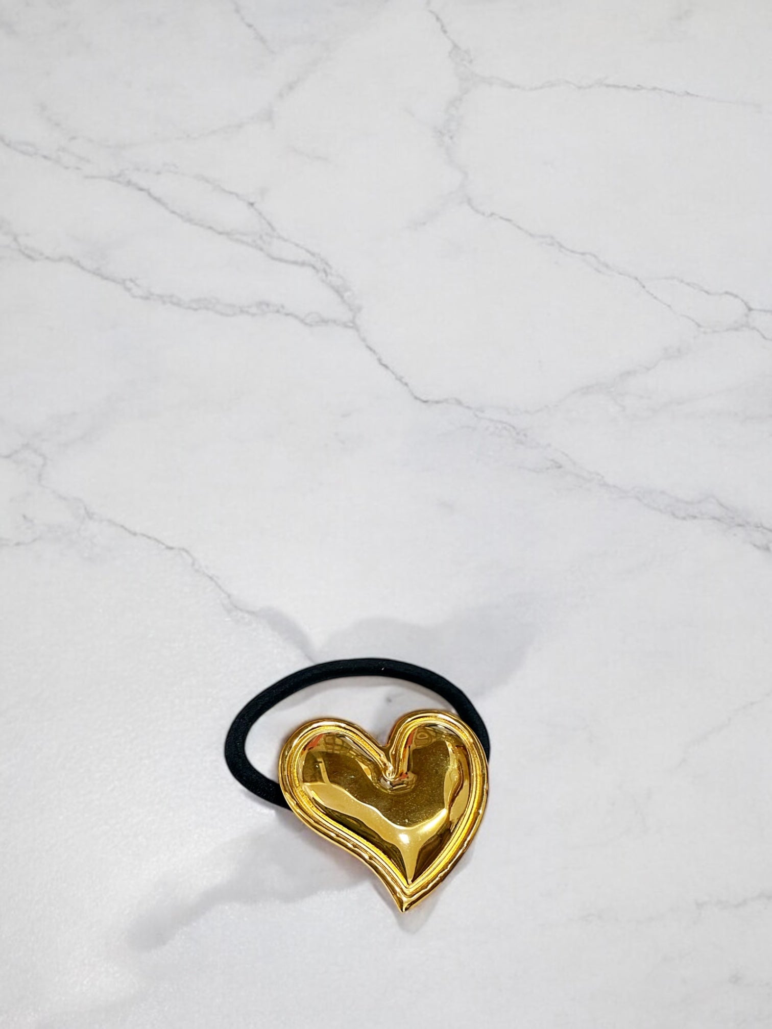Hair tie stylish elastic metal